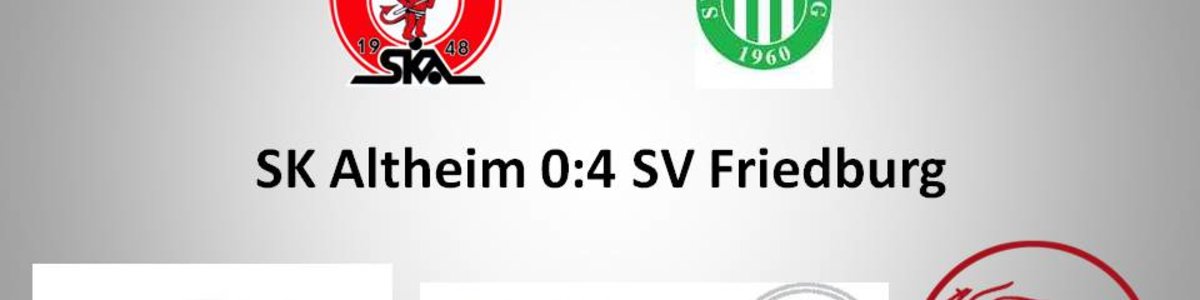 SK Altheim 0:4 SV Friedburg