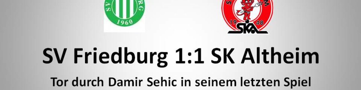 SV Friedburg 1:1 SK Altheim