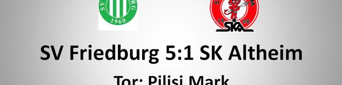 SV Friedburg 5:1 SK Altheim